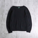 “Lauren Ralph Lauren” black cotton knit