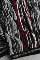 “COOGI” dark color 3D design knit