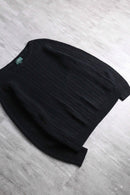 “Lauren Ralph Lauren” black cotton knit