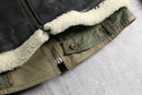"Dolce & Gabbana" 05AW military layered leather jacket