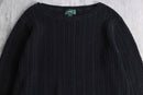 “Lauren Ralph Lauren” black cotton knit