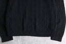 “Lauren Ralph Lauren” black cotton knit