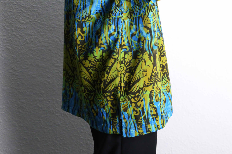 total pattern open collar s/s shirts