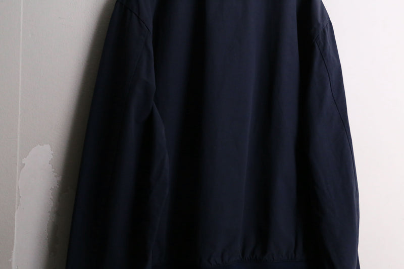 “FRED PERRY” navy nylon track jacket