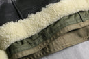 "Dolce & Gabbana" 05AW military layered leather jacket