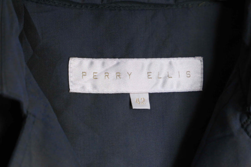1990s PERRY ELLIS iridescent fabric over coat
