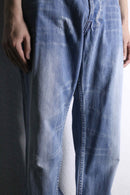 "DIESEL” wide straight wash denim pants