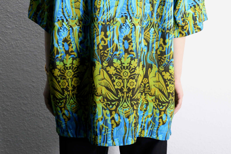 total pattern open collar s/s shirts