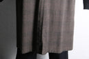 50’s subtle windowpane balmacaan coat