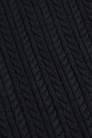 “Lauren Ralph Lauren” black cotton knit