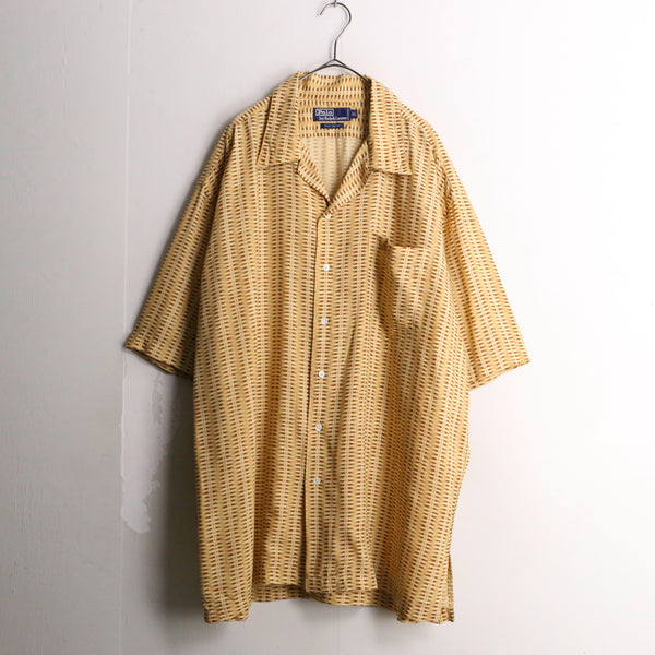 “Polo by RL” knitting pattern rayon s/s shirt