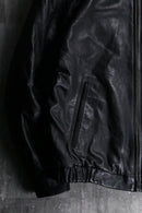 ”IZOD” black sheep skin leather jacket.