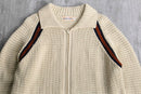 80’s knit zip-up jacket