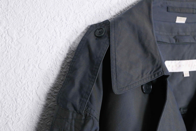 1990s PERRY ELLIS iridescent fabric over coat