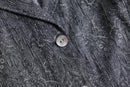 "chico's" geometric pattern open collar shirt jacket