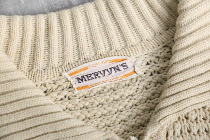 80’s knit zip-up jacket