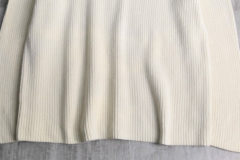 “Lauren Ralph Lauren” asymmetry shoulder button knit