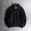 ”Timberland” black matte leather jacket.