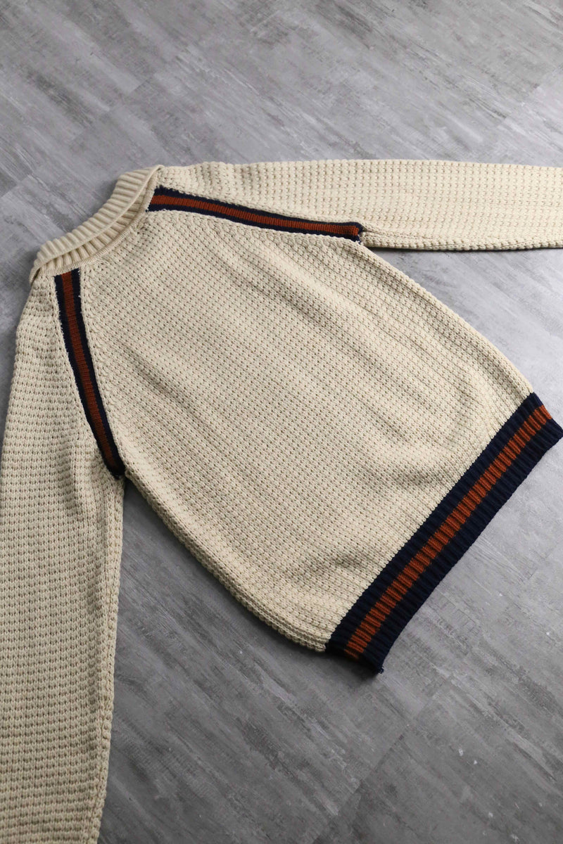 80’s knit zip-up jacket