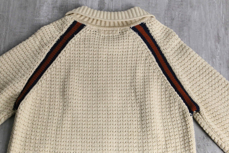 80’s knit zip-up jacket