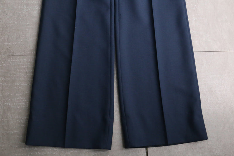 mad blue flare slacks