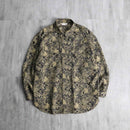 flower pattern L/S shirt