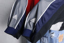 "Re:make" multi fabric asymmetry jacket