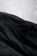 ”Timberland” black matte leather jacket.