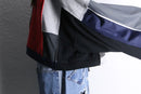 "Re:make" multi fabric asymmetry jacket