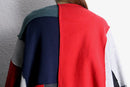 "Re:make" multi fabric asymmetry jacket