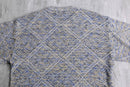 mix rhombus pattern loose knit