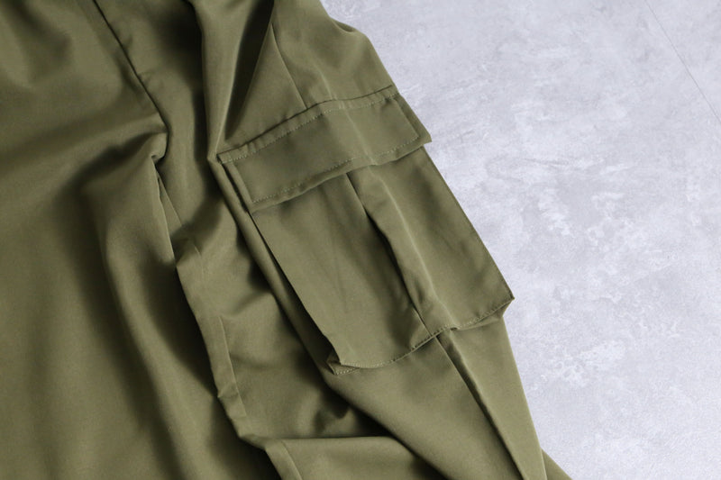 khaki easy cargo pants