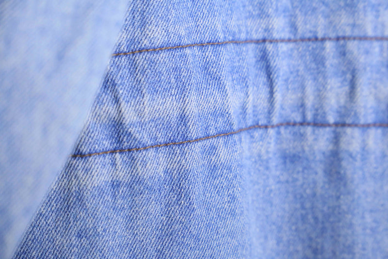 denim hoodie coverall jacket