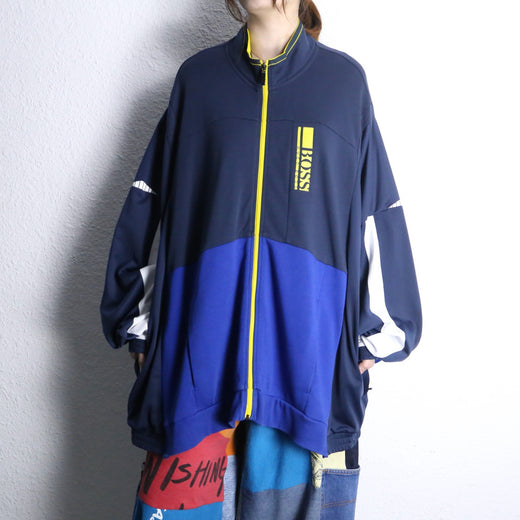 "Re:make" super dolman track jacket