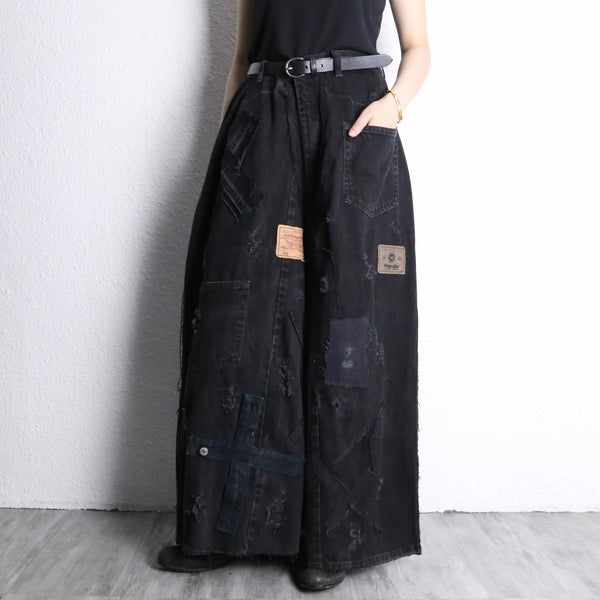 "Re:make" extra buggy denim