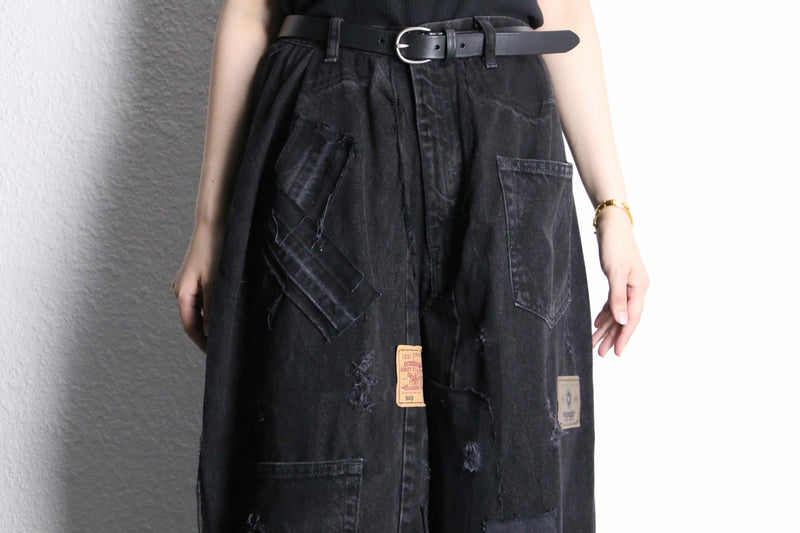 "Re:make" extra buggy denim