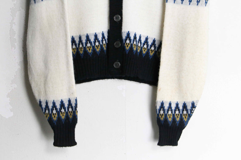 70’s mulch color nordic acryl cardigan