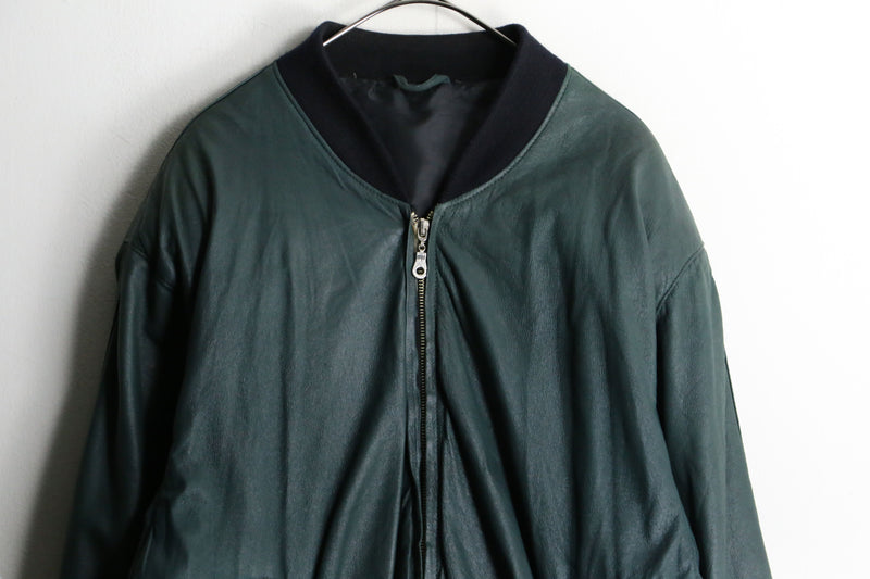 dark green full zip light jacket