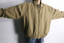 beige polyester chin strap drizzler jacket