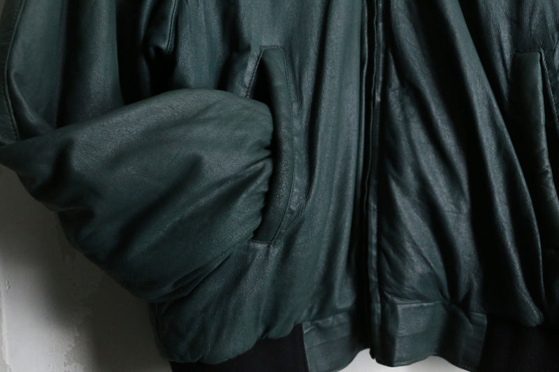 dark green full zip light jacket