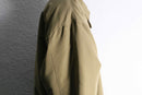 beige polyester chin strap drizzler jacket