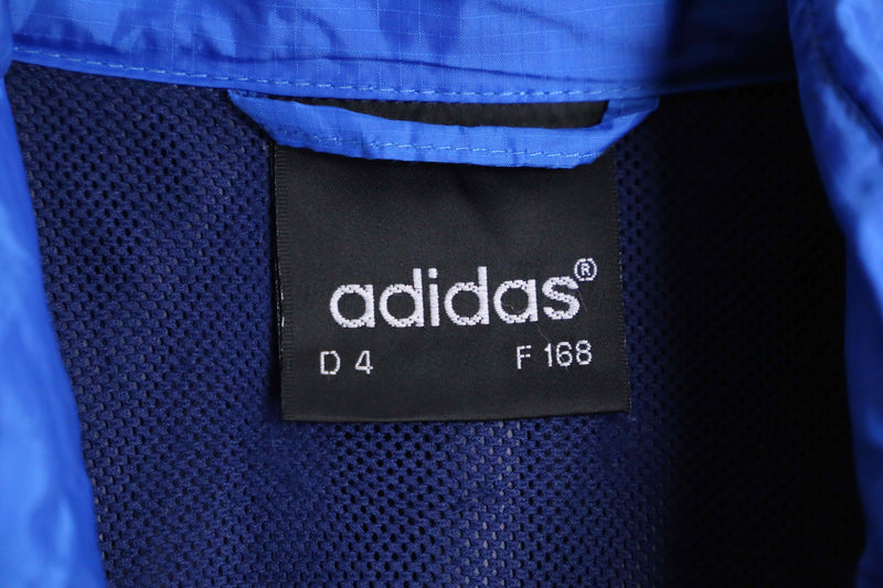 "90's adidas" yellow line wind breaker