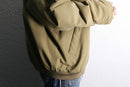 beige polyester chin strap drizzler jacket