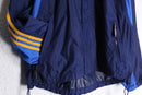 "90's adidas" yellow line wind breaker