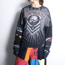 "Re:make" layered sleeve graphic tee