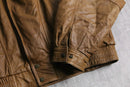 camel color layer design leather jacket
