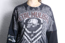 "Re:make" layered sleeve graphic tee