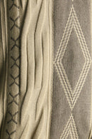 abstract diamond pattern knit