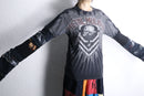 "Re:make" layered sleeve graphic tee