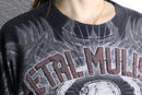"Re:make" layered sleeve graphic tee